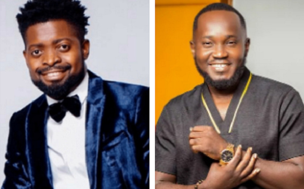 Nigerian comedian Basketmouth and Ghanaian comedian, OB Amponsah