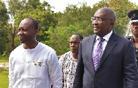 Ken Ofori-Atta (right) and Dr. Bawumia