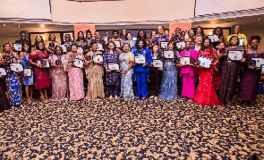 A section of the women who were honoured at the event