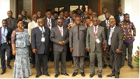 Carlien Bou-Chedid-President of GhIE, Addy Appiah Kubi- Dep. Minister for Railways Dep, others