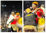 Watch the moment a fan ambushed Shatta Wale on stage Watch the moment a fan ambushed Shatta Wale on stage