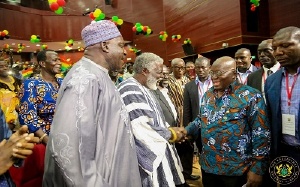 President meets Ghanaians resident in Ivory Coast