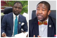 Kwabena Mintah Akandoh [L] and Dr Okoe Boye