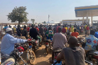 65 commercial and private vehicles benefited from the 4,000 gallons of fuel donated by the MP