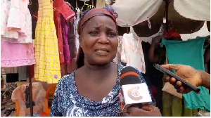 The women raised concerns about the appalling condition of the market’s only toilet facility
