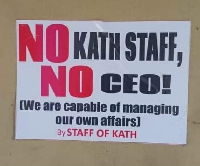 The workers of KATH are demanding appointment of a staff as the new CEO