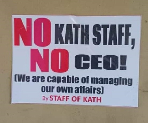 The workers of KATH are demanding appointment of a staff as the new CEO