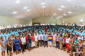 The MP marked Valentine's Day with KUGISS students
