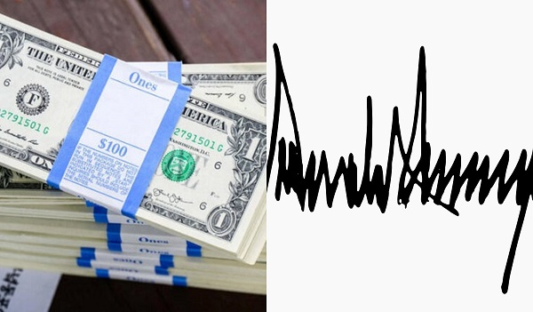 The United States is set to introduce redesigned paper currency bearing Trump's signature