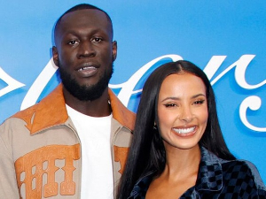 Stormzy and Maya Jama