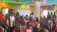 NPP protesters in Ejisu
