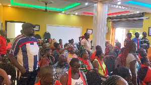 NPP protesters in Ejisu