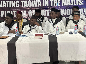 Some of the leaders at the Majlis Ansarullah Ghana conference