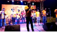 Nana Osei Ampofo Adjei on stage
