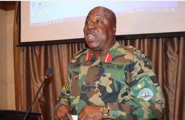 Major General Richard Addo Gyane, the Commandant of the Kofi Annan Peacekeeping Training Centre