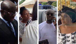 Some NPP politicians captured at the funeral