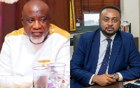 Vincent Ekow Assafuah (R) is demanding an  unqualified apology from Hopeson Adorye
