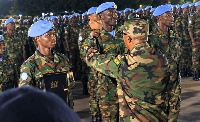 Ghana Battalion 92 returns from Lebanon.
