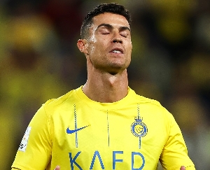 Cristiano Ronaldo disappointed after his miss
