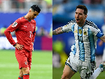 Watch Ronaldo's reaction when asked about Messi's hattrick