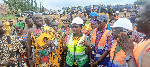 Jomoro MP hands over Samenye barrier-Half Assini-Newtown road for reconstruction