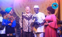 Gyedu-Blay Ambolley was honoured by Oak Plaza hotel for his contributions to the music industry