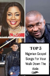 Top 5 Nigerian gospel songs for your walk down the aisle.