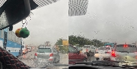 Traffic at N1 Highway after heavy rains