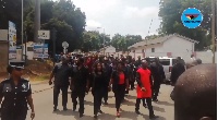The Minority walked out in protest of the swearing in of Lydia Alhassan