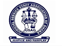 Logo of the Judicial Service Staff Association of Ghana (JUSAG)