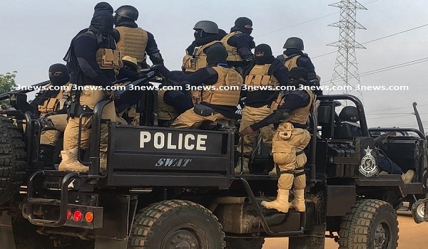 DSP Samuel Kodwo Azugu confirmed that the attired men at the poll grounds were from his team