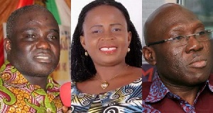 Eric Opoku, Comfort Doyoe Cudjoe Ghansah and Inusah Fuseini