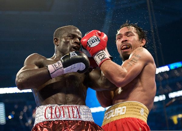 The bout beween Clottey and Pacquiao
