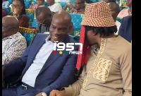 Minister of Education Haruna Iddrisu (L) and Anas Amereyaw Anas (R)