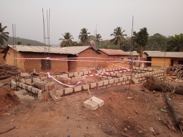 The MP is building a toilet facility for residents in Abume as part of addressing sanitation issues