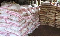 Bags of fertilizers