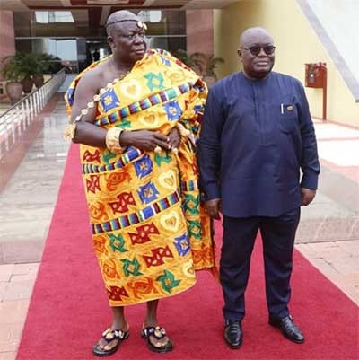 \'It\'s good for the President to visit projects himself\' - Otumfuo to Akufo-Addo