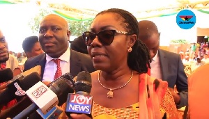 Mrs. Ursula Owusu-Ekuful, the Minister of Communications