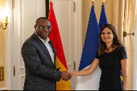 Ernest Brogya Genfi with Alice Rufo