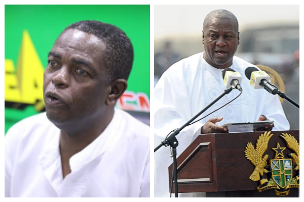 Kwesi Pratt Jnr and President John Dramani Mahama