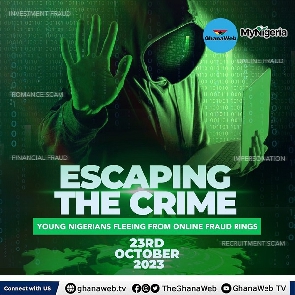 Online fraud is a major crime issue in Ghana