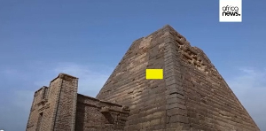 Ancient pyramid of Meroë, Bejrawiya, Sudan, August 2026