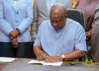 President Mahama has assented to five new bills into law