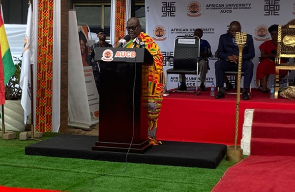 Frank B Adu Jnr is the Chancellor of the African University of Communications and Business