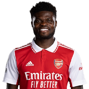 Arsenal midfielder Thomas Partey