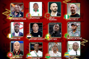 13 African coaches and 11 European coaches will lead their team at the AFCON