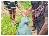Samuel Awalime was confirmed dead after his body was retrieved from the pit
