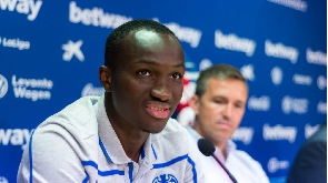 Ghana striker Raphael Dwamena