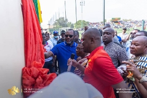 Matthew Opoku Prempeh with other attendees at the commissioning