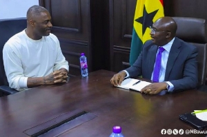 Idris Elba and Vice president Dr. Mahamudu Bawumia